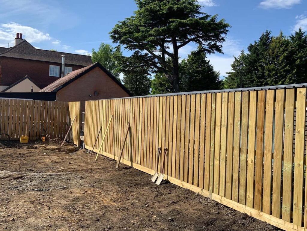 This is a photo of Bespoke custom fencing installed by Fast Fix Fencing Oxted